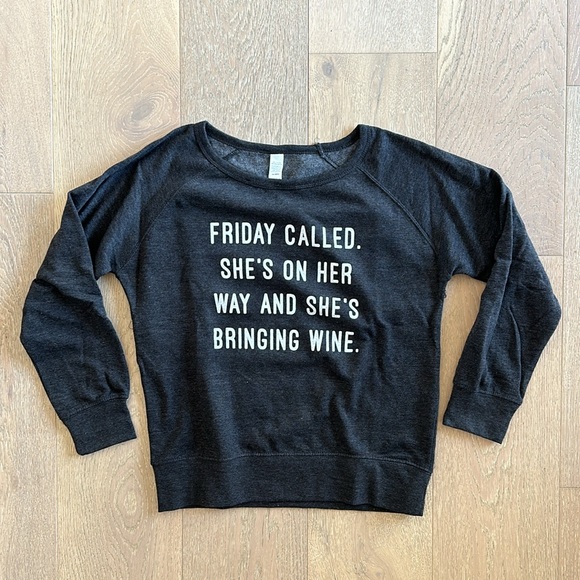 VICI Friday Called Graphic Sweatshirt - Picture 4 of 6